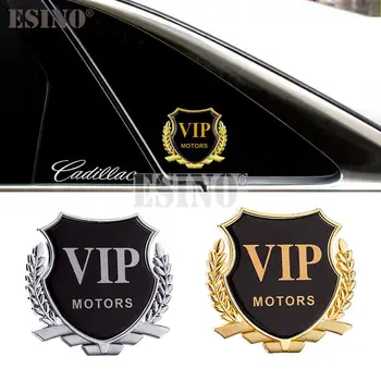 Автомобилен Стайлинг 3D VIP Motors Емблемата на Иконата на Стикер На Багажника на Колата Метална Емблема От Сплав С Задната част на Капака на Багажника Аксесоар Лигав Икона