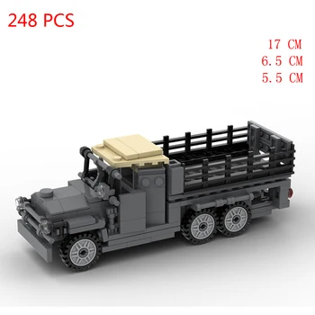 горещи военни WW2 Германия технически превозни средства Henscheles среден камион армейски Транспорт военен блок модел тухли играчки за подарък