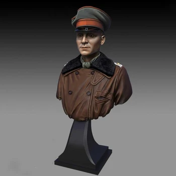 1/16 модерен офицер мъжки бюст-Статуетка от Смола на Модела комплекти Миниатюрен gk В Разглобено формата на Неокрашенный