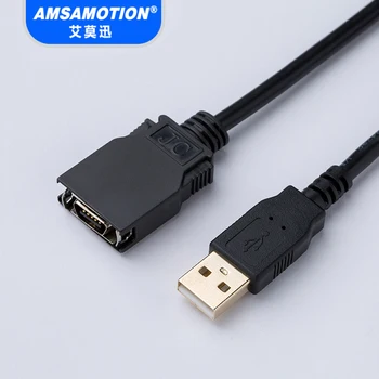 Кабел за програмиране на PLC е Подходящ за Omron CS/CJ/CQM1H серия FTDI Чип Кабел за зареждане USB-CN226+