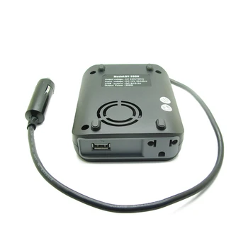 Ултратънък SUVPR от 12 до 220 В автомобилен инвертор 200 W автоматично преобразувател на напрежение на зарядното устройство за вашия лаптоп захранващ адаптер