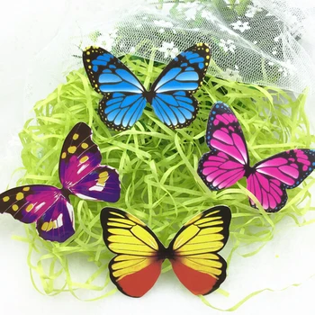 50шт 6,5*5 см Пеперуди Годни за консумация Преливащи си САМ 