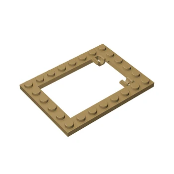 Строителни Блокове на Технически подробности 6x8 куха дъска-капан подвижната врата 10 БР MOC Съвместими С марки играчки за деца 92107